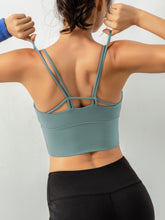 Sports Bra for Women Criss-Cross Back Padded Strappy Sports Bras  Yoga Bra with Removable Cups Sai Feel